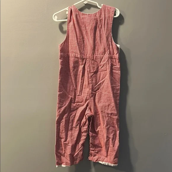 Smocked train overalls - Picture 2 of 4